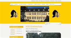 Desktop Screenshot of goetheschule-wesseling.de